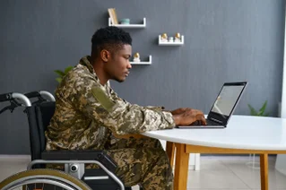 veteran at work